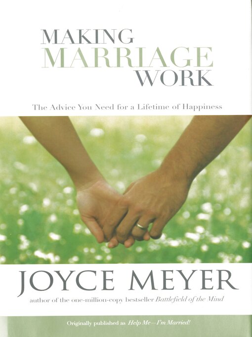 Title details for Making Marriage Work by Joyce Meyer - Wait list